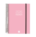 30447-AGENDA 2026 BASIC OPAQUE E10 155X212MM DIA PAGINA ROSA FINOCAM 742914526