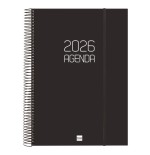 30458-AGENDA 2026 BASIC OPAQUE E40 210X297MM DIA PAGINA NEGRO FINOCAM 742926026
