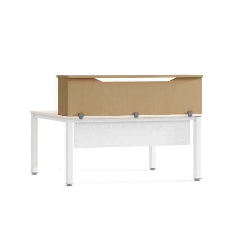 3047-MODULO RECEPCION ALTILLO 160CM ROBLE / ROBLE. MEDIDAS 160X40X30CM. (MESA NO INCLUIDA EN EL PRECIO, SE COMPRA APARTE