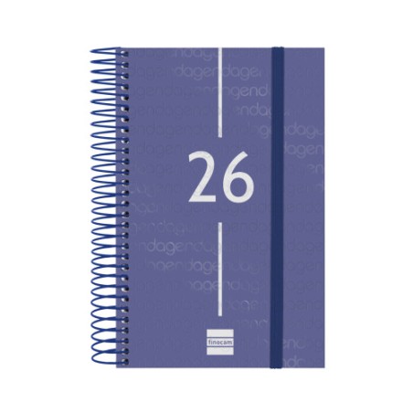 30476-AGENDA 2026 BASIC YEAR E5 117X181MM DIA PAGINA AZUL FINOCAM 741091026