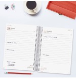30485-AGENDA 2026 BASIC YEAR E10 155X212MM DIA PAGINA ROJO FINOCAM 741103026