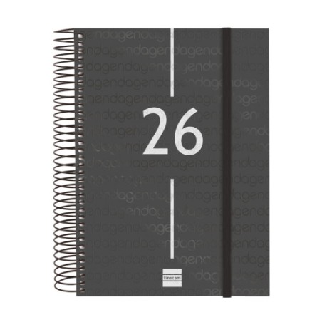 30486-AGENDA 2026 BASIC YEAR E10 155X212MM DIA PAGINA NEGRO FINOCAM 741106026