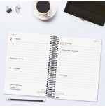 30487-AGENDA 2026 BASIC YEAR E10 155X212MM DIA PAGINA NEGRO FINOCAM 741106026