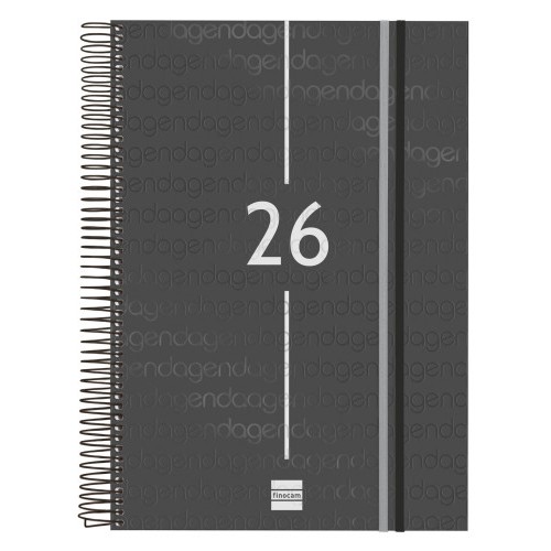 30492-AGENDA 2026 BASIC YEAR E40 210X297MM DIA PAGINA NEGRO FINOCAM 741116026