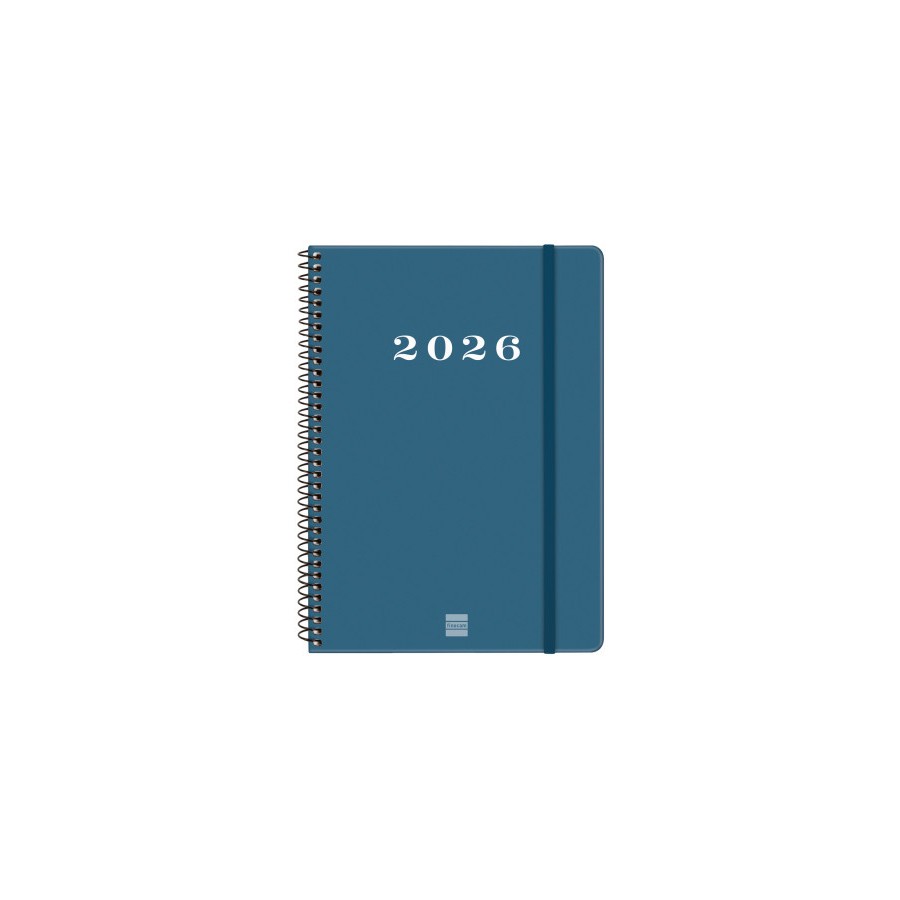 30494-AGENDA 2026 BASIC MY E10 155X212MM SEMANA VISTA HORIZONTAL AZUL FINOCAM 743501026
