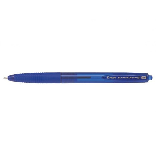 305-Pilot Super Grip G Azul Boligrafo de punta retractil con pulsador Medio