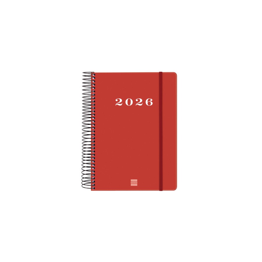 30506-AGENDA 2026 BASIC MY E10 155X212MM DIA PAGINA ROJO FINOCAM 743523026