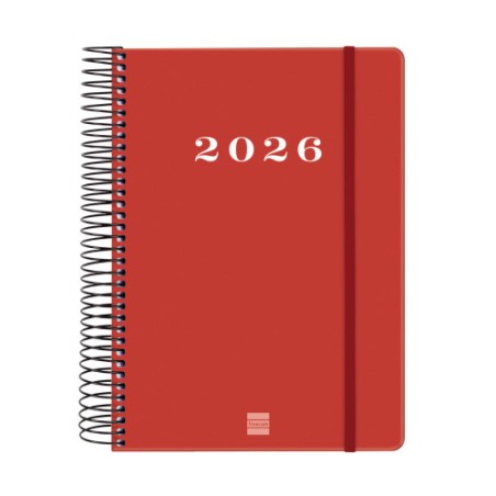 30506-AGENDA 2026 BASIC MY E10 155X212MM DIA PAGINA ROJO FINOCAM 743523026