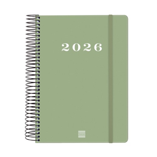 30510-AGENDA 2026 BASIC MY E10 155X212MM DIA PAGINA VERDE FINOCAM 743522026