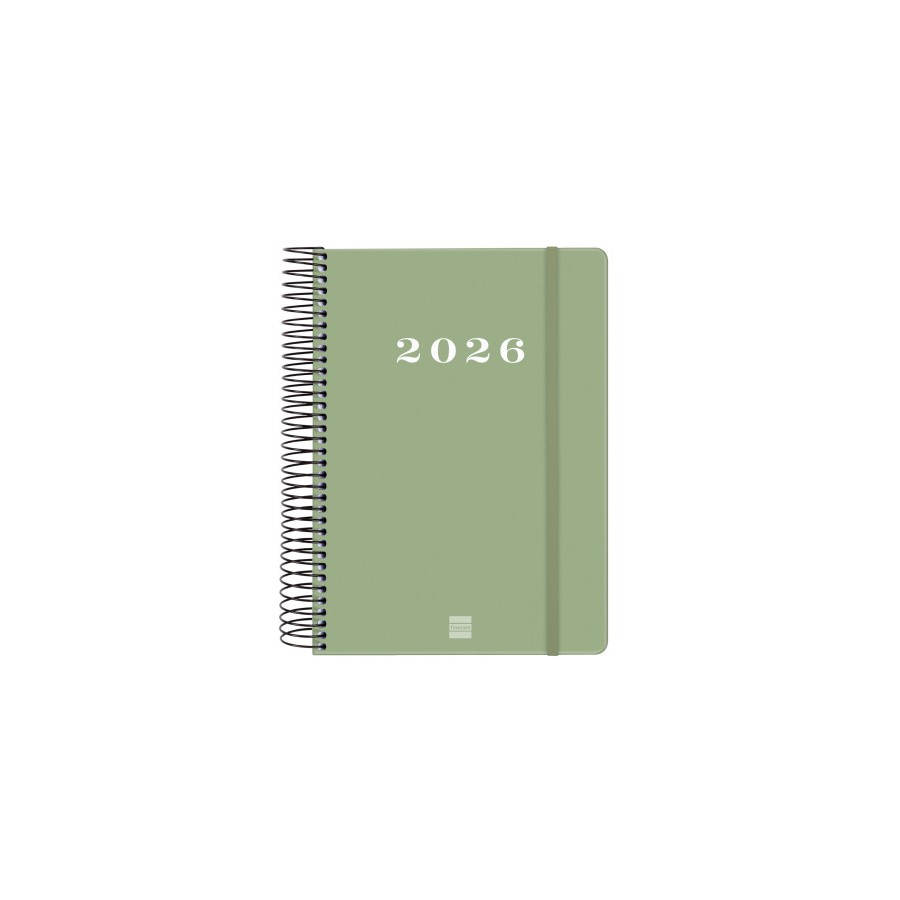 30510-AGENDA 2026 BASIC MY E10 155X212MM DIA PAGINA VERDE FINOCAM 743522026