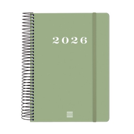 30510-AGENDA 2026 BASIC MY E10 155X212MM DIA PAGINA VERDE FINOCAM 743522026