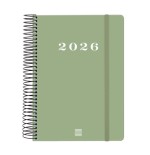 30510-AGENDA 2026 BASIC MY E10 155X212MM DIA PAGINA VERDE FINOCAM 743522026