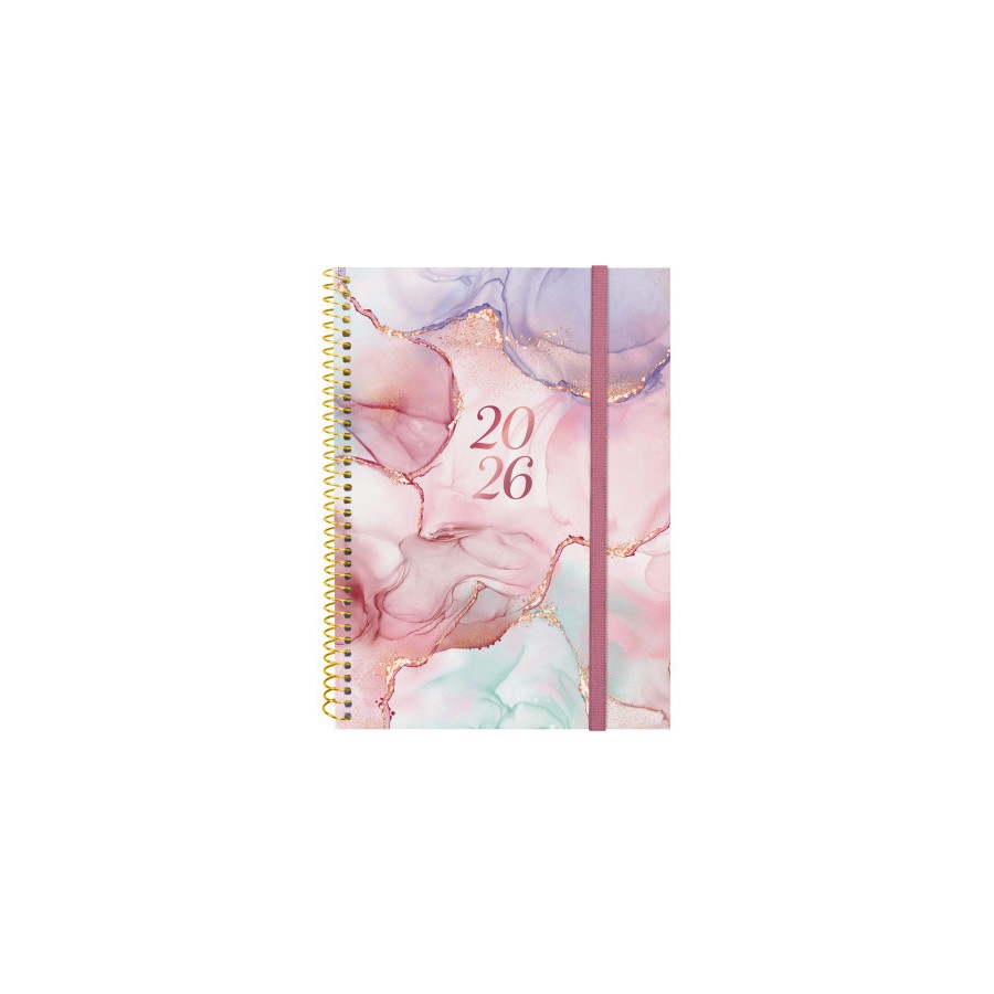 30514-AGENDA 2026 TRENDY DESIGN E10 155X212MM SEMANA VISTA HORIZONTAL GOLDY FINOCAM 742232626