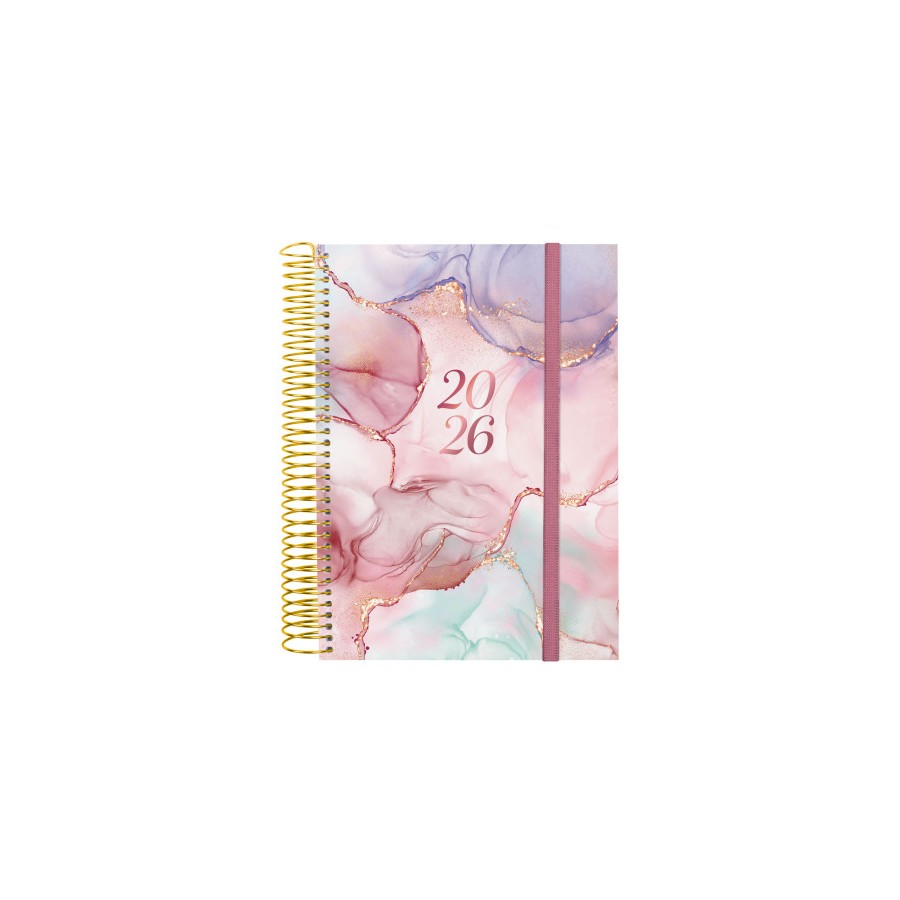 30520-AGENDA 2026 TRENDY DESIGN E10 155X212MM DIA PAGINA GOLDY FINOCAM 742312626