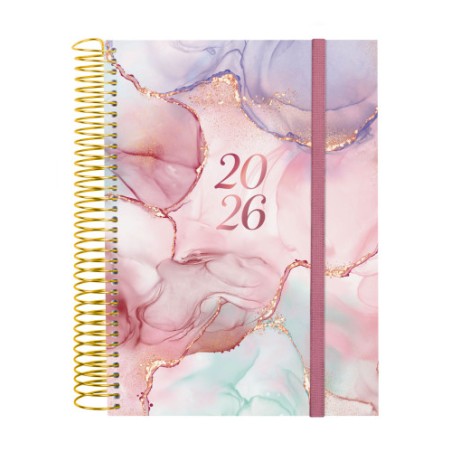 30520-AGENDA 2026 TRENDY DESIGN E10 155X212MM DIA PAGINA GOLDY FINOCAM 742312626