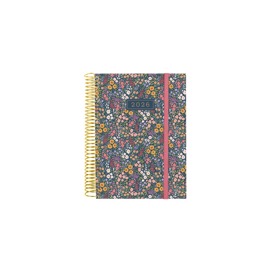 30524-AGENDA 2026 TRENDY DESIGN E10 155X212MM DIA PAGINA FLORA FINOCAM 742313026