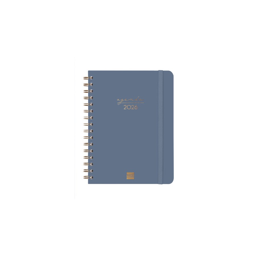 30530-AGENDA 2026 TRENDY ALMA E10 155X212MM SEMANA VISTA HORIZONTAL AZUL FINOCAM 762020426