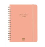 30532-AGENDA 2026 TRENDY ALMA E10 155X212MM SEMANA VISTA HORIZONTAL CORAL FINOCAM 762020526