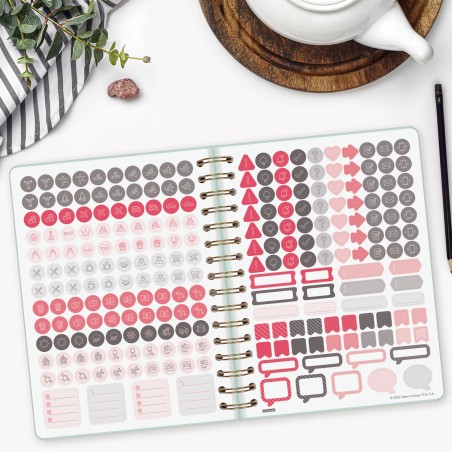 30538-AGENDA 2026 TRENDY ALMA E10 155X212MM DIA PAGINA MENTA FINOCAM 762040326