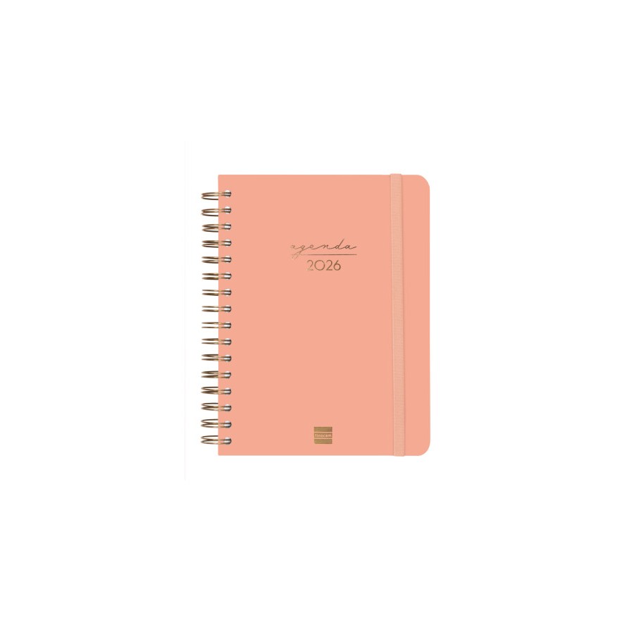 30541-AGENDA 2026 TRENDY ALMA E10 155X212MM DIA PAGINA CORAL FINOCAM 762040526