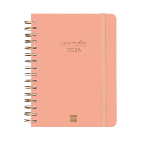 30541-AGENDA 2026 TRENDY ALMA E10 155X212MM DIA PAGINA CORAL FINOCAM 762040526