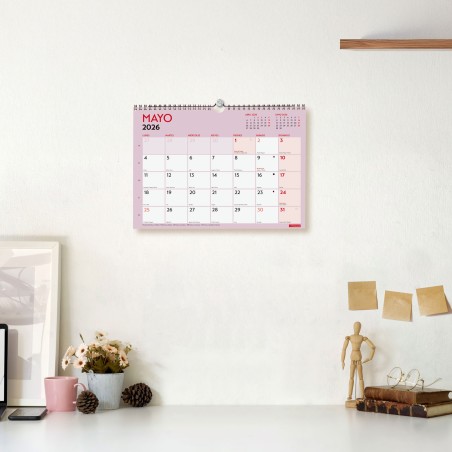 30581-CALENDARIO 2026 NEUTRO PARED ESCRIBIR GRAFIK A4 210X297MM FINOCAM 787220126