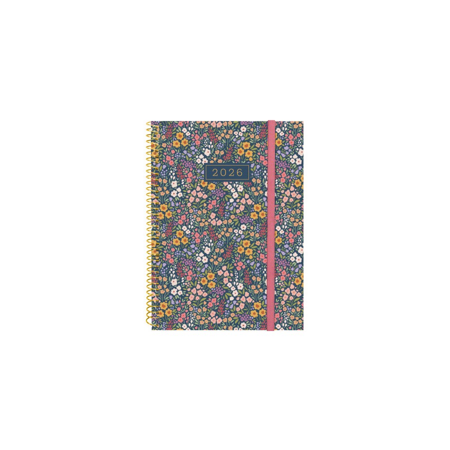 30599-AGENDA 2026 TRENDY DESIGN E10 155X212MM SEMANA VISTA HORIZONTAL FLORA FINOCAM 742233026