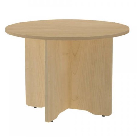 3068-MESA DE REUNIONES REDONDA 100CM DE DIAMETRO. ALTURA 72CM. COLOR: PATA ROBLE / TABLERO ROBLE ROCADA 3005AR08V24