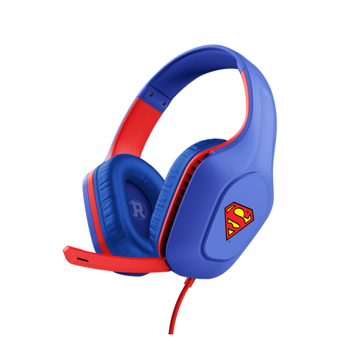 30721-Trust GXT 415SM Zirox Auriculares Alambrico Diadema Juego Azul, Rojo