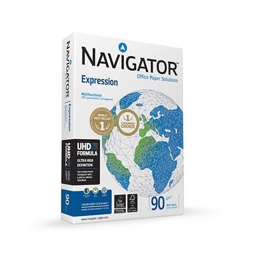 30734-Navigator Expression papel para impresora de inyeccion de tinta A4 (210x297 mm) 500 hojas Blanco