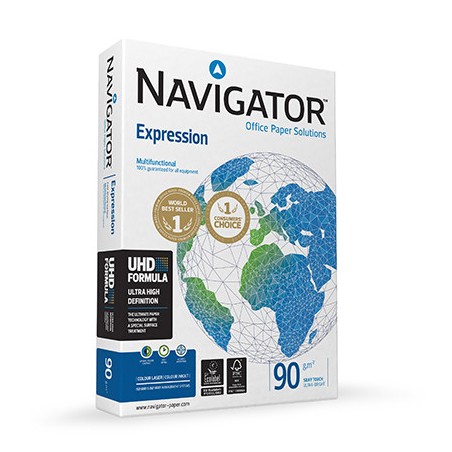 30734-Navigator Expression papel para impresora de inyeccion de tinta A4 (210x297 mm) 500 hojas Blanco