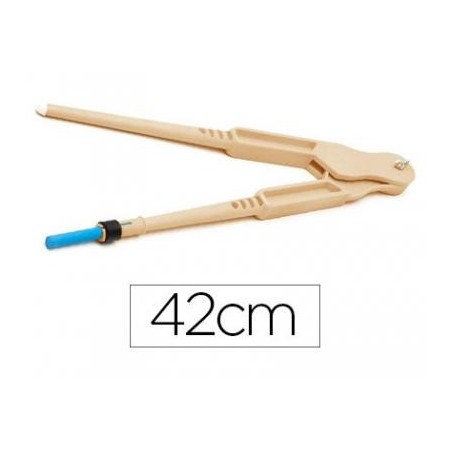 30737-COMPAS 42 CMS. PLASTICO IMITACION MADERA PARA PIZARRA FAIBO 238