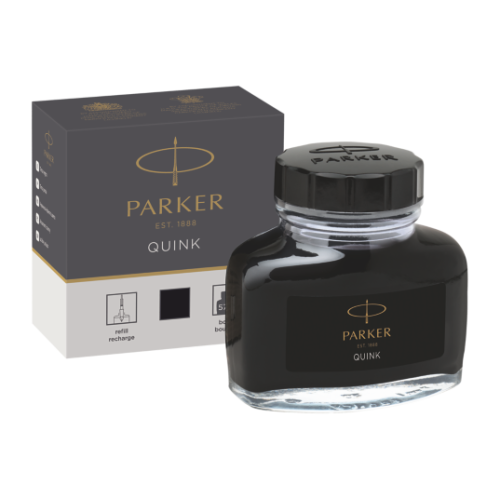 30738-FRASCO DE TINTA PARKER 57ML. PARA PLUMA ESTILOGRAFICA COLOR NEGRO PARKER 1950375