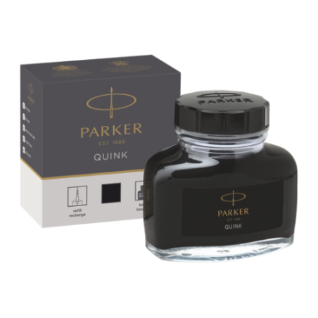 30738-FRASCO DE TINTA PARKER 57ML. PARA PLUMA ESTILOGRAFICA COLOR NEGRO PARKER 1950375