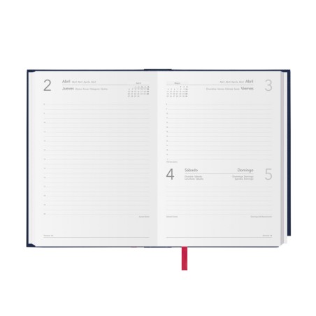 30754-AGENDA 2026 SINTEX DIA PAGINA 14 X 20 CM. COLOR AZUL DOHE 11401 - 26