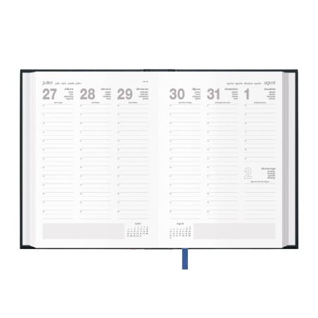 30762-AGENDA 2026 SEGOVIA SEMANA VISTA 14 X 20 CM. COLOR NEGRO CATALAN DOHE 11125 - 26