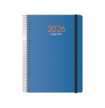 30771-AGENDA 2026 SYNCRO ESPIRAL DIA PAGINA 15 X 21 CM. AZUL DOHE 11628 - 26