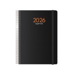 30773-AGENDA 2025 SYNCRO SEMANA VISTA 15 X 21 CM NEGRO DOHE 11622 - 25