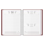 30817-AGENDA 2026 SEGOVIA ESPIRAL DIA PAGINA 14 X 20 CM. COLOR BURDEOS DOHE 12734 - 26