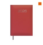 30828-AGENDA 2026 LISBOA DIA PAGINA 14 X 20 CM. COLOR ROJO CATALAN DOHE 12692 - 26