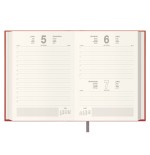 30829-AGENDA 2026 LISBOA DIA PAGINA 14 X 20 CM. COLOR ROJO CATALAN DOHE 12692 - 26