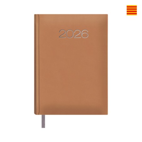 30830-AGENDA 2026 LISBOA DIA PAGINA 14 X 20 CM. COLOR CAMEL CATALAN DOHE 12693 - 26