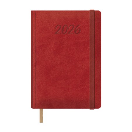 30844-AGENDA 2026 SAMBA DIA PAGINA 15 X 21 CM. COLOR ROJAL DOHE 12879 - 26