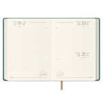 30857-AGENDA 2026 SAMBA DIA PAGINA 15 X 21 CM. COLOR VERDE DOHE 12886 - 26