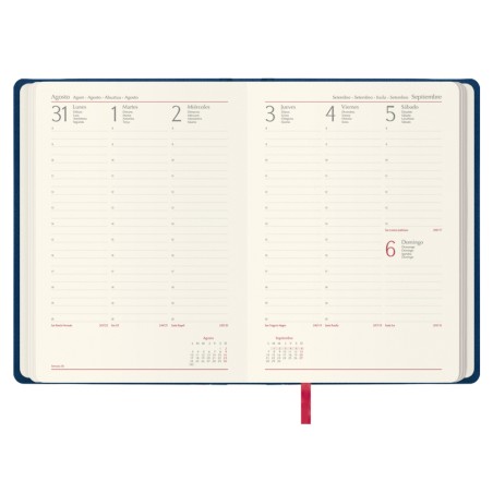 30871-AGENDA 2026 MANAOS SEMANA VISTA 17 X 24 CM. COLOR AZUL DOHE 12758 - 26