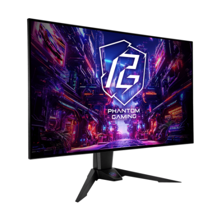 30907-Asrock PGO32UFS pantalla para PC 80 cm (31.5") 3840 x 2160 Pixeles 4K Ultra HD OLED Negro