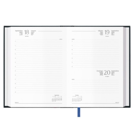 30926-AGENDA 2026 SEGOVIA DIA PAGINA 17 X 24 CM. COLOR NEGRO DOHE 12865 - 26