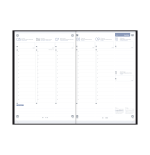 30945-AGENDA 2026 MINIMAL A5 15X21CM SEMANA VISTA COLOR NEGRO OXFORD 400201725