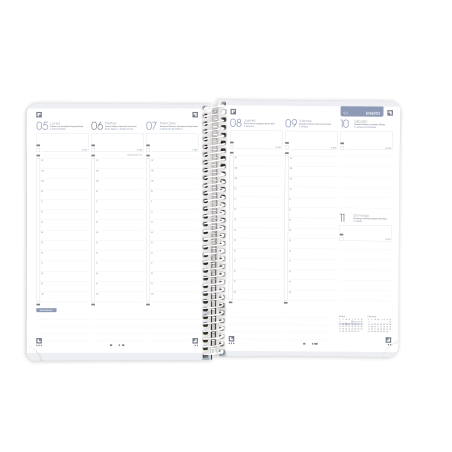 30949-AGENDA 2026 LIVE A5 15X21CM SEMANA VISTA COLORES VIVOS OXFORD 400201729