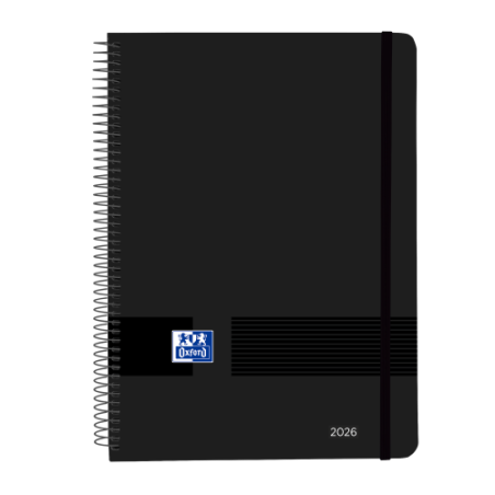 30952-AGENDA 2026 LIVE A5 15X21CM SEMANA VISTA COLOR NEGRO OXFORD 400201731